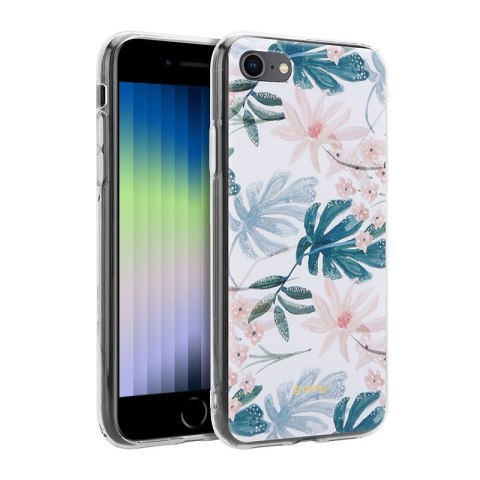 Etui na telefon iPhone SE 2022/SE 2020/8/7 Crong Flower Case wzór 01