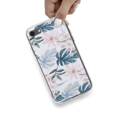 Etui na telefon iPhone SE 2022/SE 2020/8/7 Crong Flower Case wzór 01