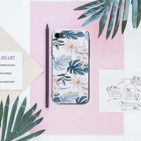 Etui na telefon iPhone SE 2022/SE 2020/8/7 Crong Flower Case wzór 01