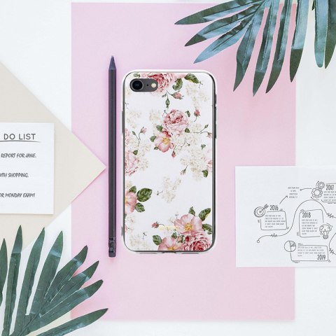 Etui iPhone SE 2022/SE 2020/8/7 Crong Flower Case wzór 02