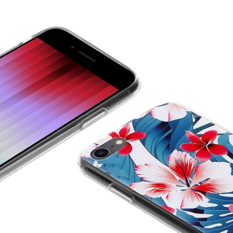 Etui na telefon iPhone SE 2022/SE 2020/8/7 Crong Flower Case wzór 03