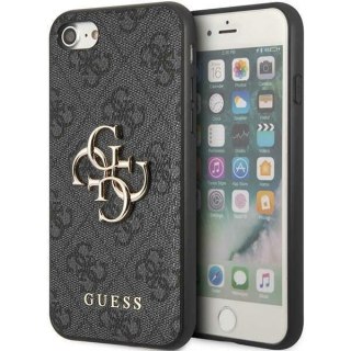 Etui Guess GUHCI84GMGGR Apple iPhone SE 2022/SE 2020/8/7 szary/grey hardcase 4G Big Metal Logo