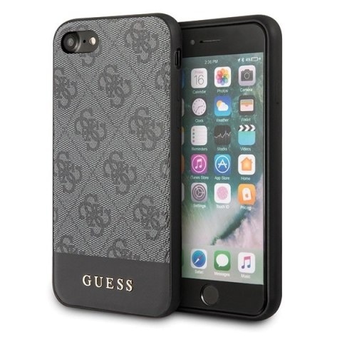 Etui na telefon iPhone SE 2022/2020/8/7 Guess GUHCI8G4GLGR szary hardcase