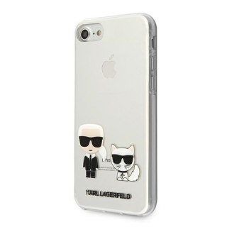 Etui iPhone SE 2022 / SE 2020 / 8 / 7 Karl Lagerfeld hardcase przezroczyste Karl & Choupette