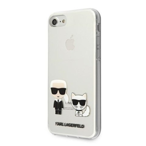 Etui na telefon iPhone SE 2022/2020/8/7 Karl Lagerfeld przezroczyste