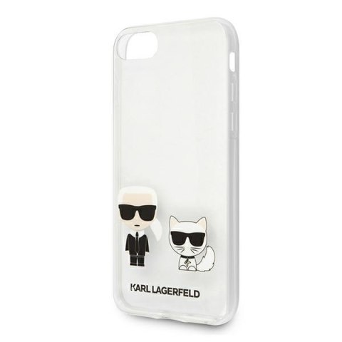 Etui na telefon iPhone SE 2022/2020/8/7 Karl Lagerfeld przezroczyste