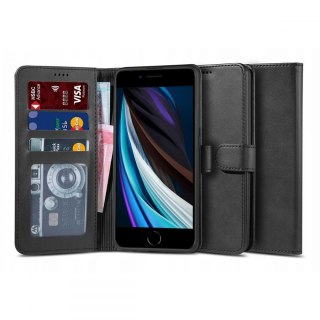 Etui iPhone SE 2022 / SE 2020 / 8 / 7 Tech-Protect Wallet 2 czarne