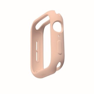 Etui UNIQ Lino Apple Watch 4/5/6/7/8/9/SE 44/45mm różowy/blush pink