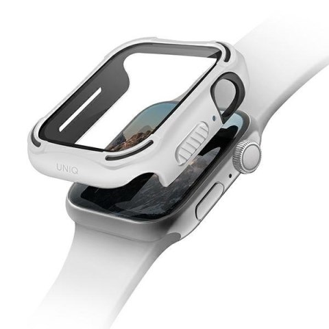 Etui UNIQ Torres Apple Watch Series 4/5/6/7/SE/8/9 40/41MM dove biały