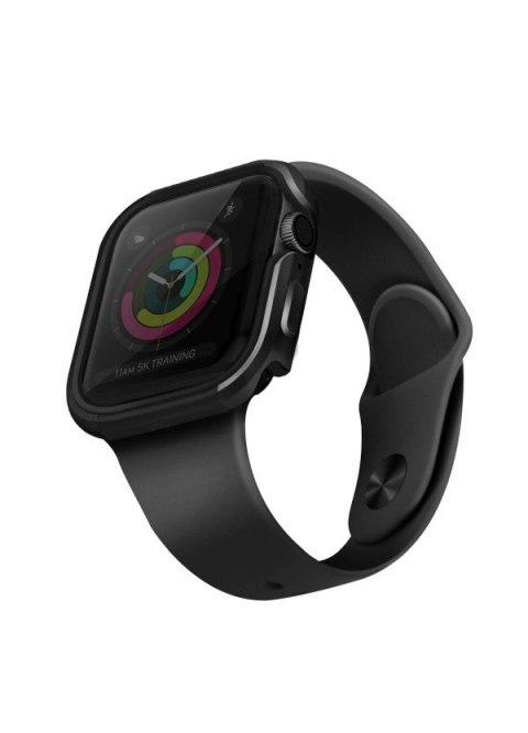 Etui UNIQ Valencia Apple Watch 4/5/6/7/SE/8/9 40/41MM szary/gunmetal grey