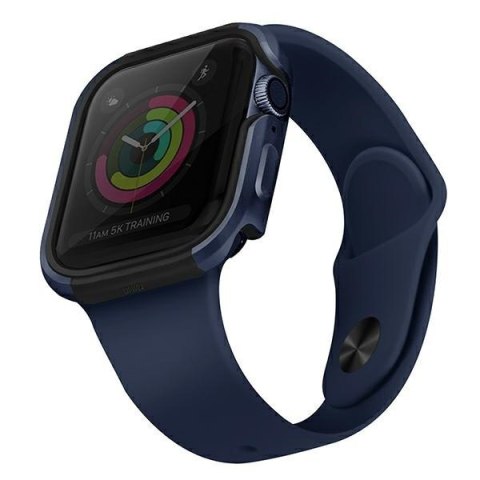 Etui UNIQ Valencia Apple Watch Series 4/5/6/7/SE/8/9 40/41MM niebieski/atlantic blue