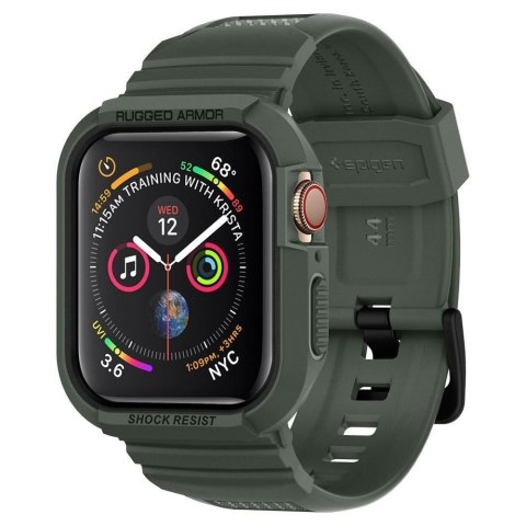 Pasek Spigen Rugged Armor Pro Apple Watch 4/5/6/7/SE 44/45mm Military Green