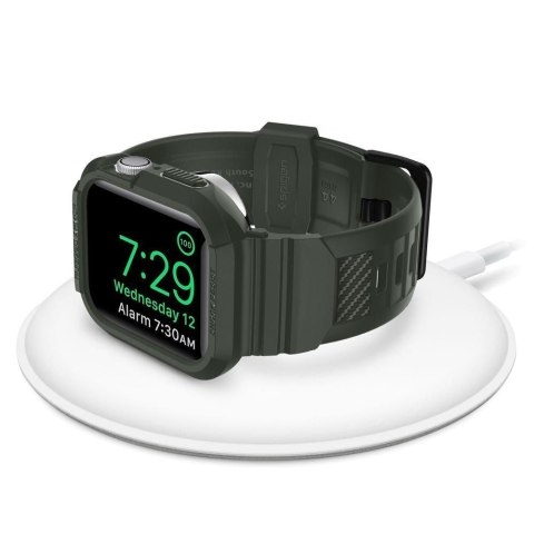 Pasek Spigen Rugged Armor Pro Apple Watch 4/5/6/7/SE 44/45mm Military Green