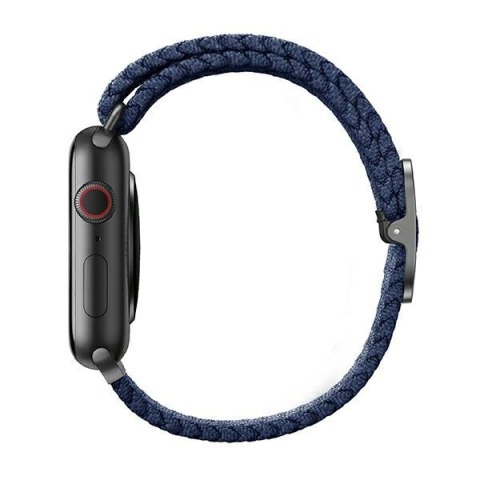 Pasek UNIQ Aspen Apple Watch 4/5/6/7/SE/8/9 40/41mm Braided niebieski/oxford blue