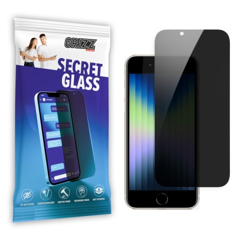 Szkło prywatyzujące iPhone SE 2020 GrizzGlass SecretGlass