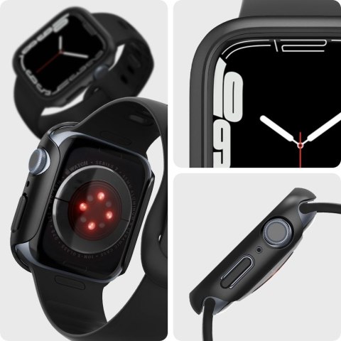 Etui Spigen Thin Fit Apple Watch 7/8 (45mm) Black