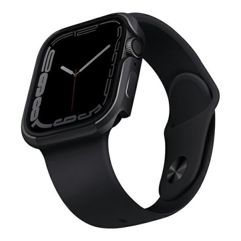 Etui UNIQ Valencia Apple Watch 4/5/6/7/SE 40/41mm grafitowy/graphite