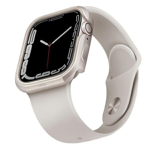 Etui UNIQ Valencia Apple Watch 4/5/6/7/SE 40/41mm starlight