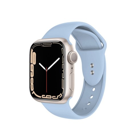 Pasek Crong Liquid Apple Watch 4/5/6/7/SE/8/9 40/41mm (błękitny)