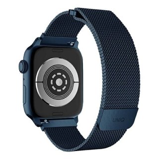 Pasek UNIQ Dante Apple Watch Series 4/5/6/7/SE 42/44/45mm Stainless Steel niebieski/cobalt blue