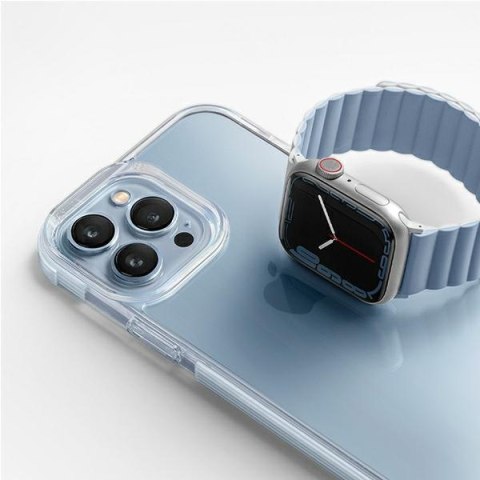 Pasek UNIQ Revix Apple Watch 4/5/6/7/SE/8/9/Ultra 44/45/49mm Reversible Magnetic biały-niebieski/white-blue