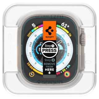 Szkło hartowane Spigen GLAS.tR ez Fit Apple Watch Ultra 49mm Clear [2 PACK]