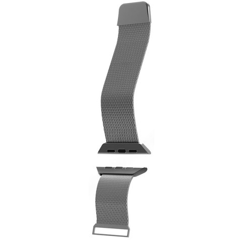 Bransoleta PURO Milanese Magnetic Band Apple Watch 4/5/6/7/SE/8/9 40/41mm (srebrny)