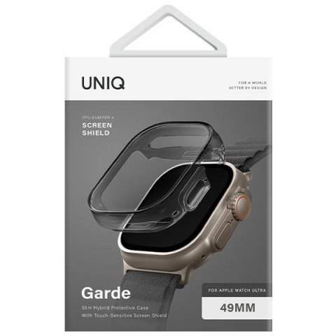 Etui UNIQ Garde Apple Watch Ultra 49mm szary/smoked grey