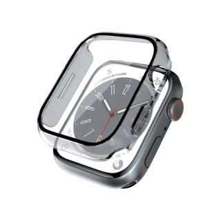 Etui + szkło Crong Hybrid Watch Case Apple Watch 4/5/6/7/8/9/SE 44/45mm (Clear)