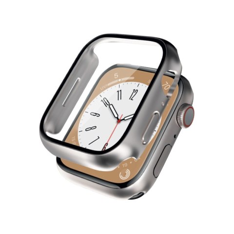 Etui + szkło Crong Hybrid Watch Case Apple Watch 4/5/6/7/SE/8/9 40/41MM (Starlight)