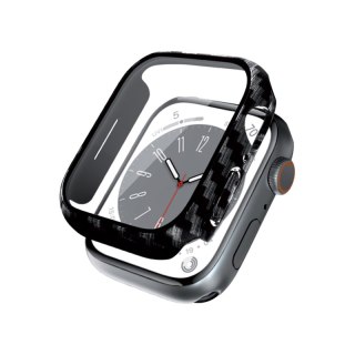 Etui + szkło Crong Hybrid Watch Case Apple Watch 4/5/6/7/SE/8/9 40/41mm (Carbon)