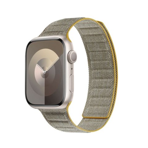 Pasek Crong Melange Apple Watch 4/5/6/7/SE/8/9 40/41mm (żółty melanż)