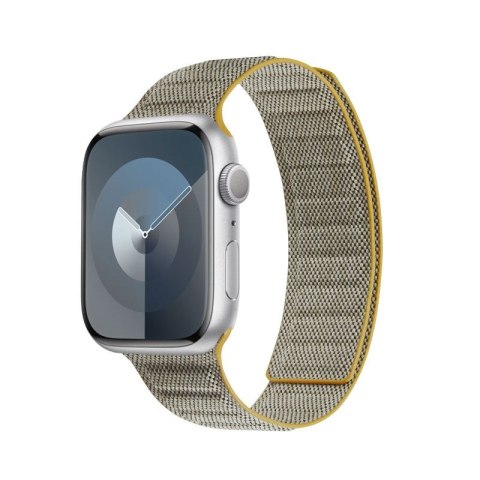 Pasek Crong Melange Apple Watch 4/5/6/7/SE/8/9 40/41mm (żółty melanż)