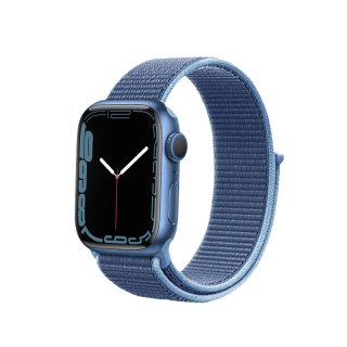 Pasek Crong Nylon Apple Watch 4/5/6/7/SE/8/9 40/41mm (Ocean Blue)