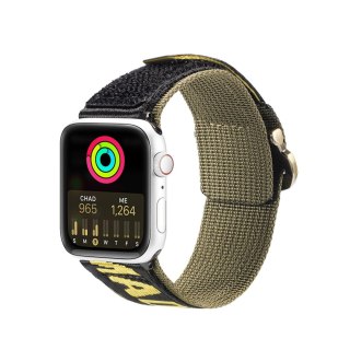 Pasek Dux Ducis Strap Outdoor Apple Watch 4/5/6/7/SE/8/9/Ultra 44/45/49mm żółto-zielony