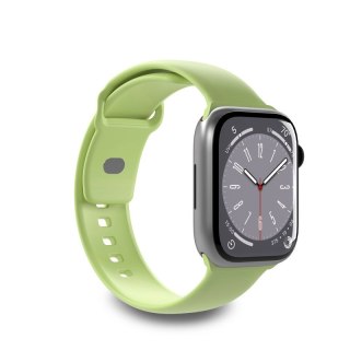 Pasek PURO ICON Apple Watch 4/5/6/7/SE/8/9 40/41mm (S/M & M/L) (Matcha Green)