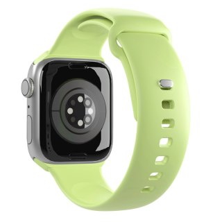 Pasek PURO ICON Apple Watch 4/5/6/7/SE/8/9 40/41mm (S/M & M/L) (Matcha Green)