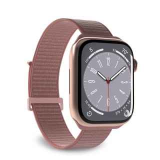 Pasek PURO Nylon Sport Apple Watch 4/5/6/7/SE/8/9 40/41mm (Różowy)