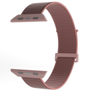 Pasek PURO Nylon Sport Apple Watch 4/5/6/7/SE/8/9 40/41mm (Różowy)