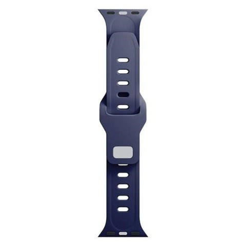 Pasek 3MK Silicone Watch Strap Apple Watch 4/5/6/7/SE/8/9 40/41mm granatowy/ocean blue