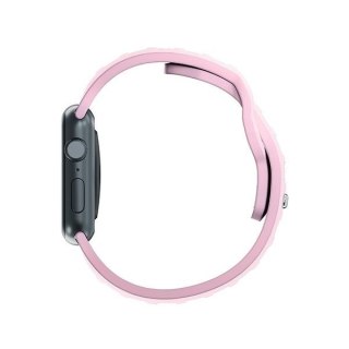 Pasek 3MK Silicone Watch Strap dla Apple Watch 42/44/45/49 mm różowy/powder pink