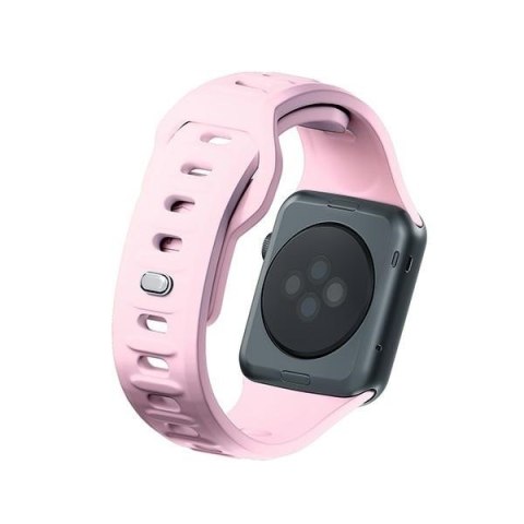 Pasek 3MK Silicone Watch Strap dla Apple Watch 42/44/45/49 mm różowy/powder pink