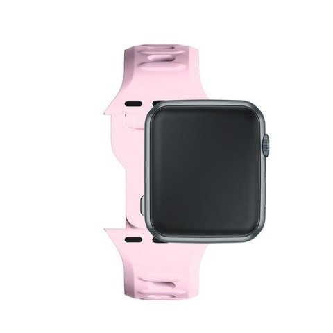 Pasek 3MK Silicone Watch Strap dla Apple Watch 42/44/45/49 mm różowy/powder pink