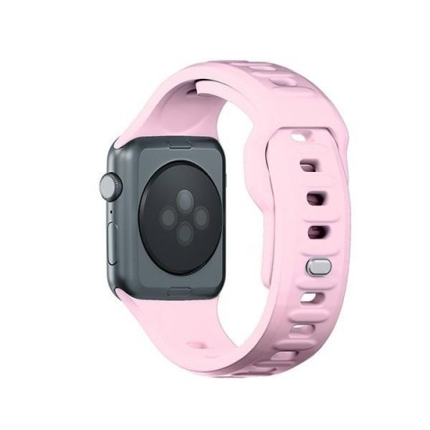 Pasek 3MK Silicone Watch Strap dla Apple Watch 42/44/45/49 mm różowy/powder pink