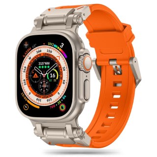 Pasek Tech-Protect Delta Pro Apple Watch 4/5/6/7/8/9/SE/Ultra 1/2 42/44/45/49mm orange/titanium