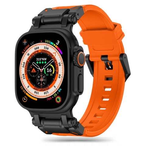 Pasek Tech-Protect Delta Pro Apple Watch 4/5/6/7/8/9/SE/Ultra 42/44/45/49mm Orange/black