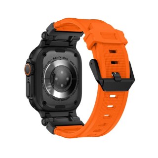 Pasek Tech-Protect Delta Pro Apple Watch 4/5/6/7/8/9/SE/Ultra 42/44/45/49mm Orange/black