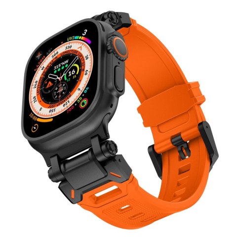 Pasek Tech-Protect Delta Pro Apple Watch 4/5/6/7/8/9/SE/Ultra 42/44/45/49mm Orange/black