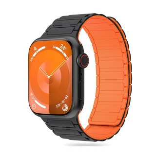 Pasek Tech-Protect IconBand Magnetic Apple Watch 4/5/6/7/8/9/SE/Ultra 42/44/45/49mm black/orange