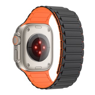 Pasek Tech-Protect IconBand Magnetic Apple Watch 4/5/6/7/8/9/SE/Ultra 42/44/45/49mm black/orange